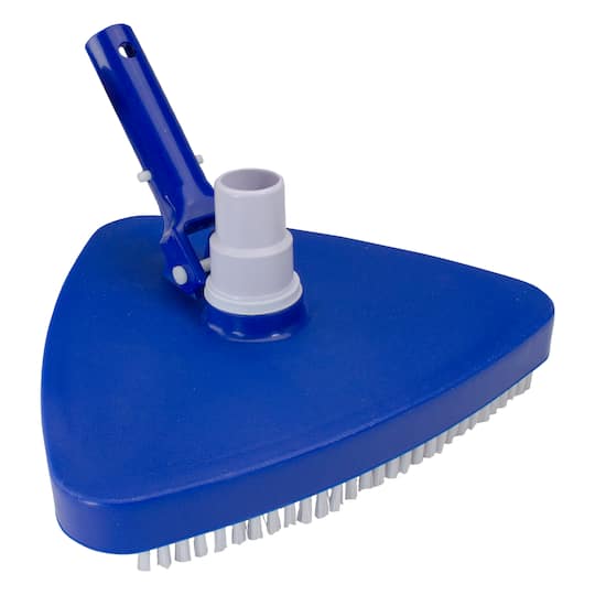 Pool Central 10.5" Triangular Weighted Swimming Pool Vacuum Head with Swivel Cuff
